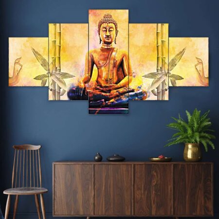 Buddha Set of Five 3D Frame