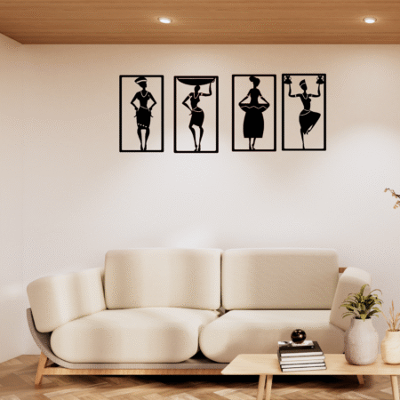 MDF WALL Tribal Women ART