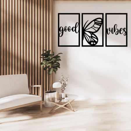 MDF WALL Good vibes ART